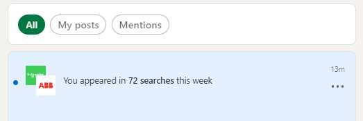 Translation: You've been rejected 72 times this week #LinkedIn