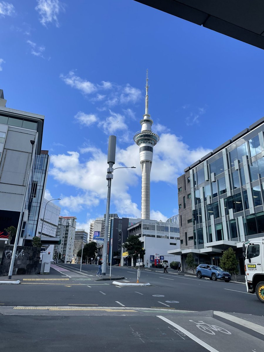 eccentriclady84's tweet photo. The sky tower from all over auckland 😂I spent a year staring at the skyline of Auckland as my laptop background hoping I’d get here and it still amazes me every day that I did it! #WontTakeNoForAnAnswer #GoalDriven #DreamAchiever https://t.co/V8wZOpwF9E