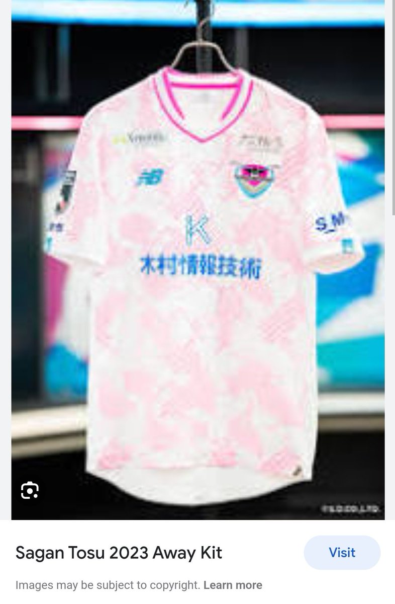Glocken73's tweet photo. @BucketJonBets Sagan Tosu away jersey looks beautiful! https://t.co/eXf4k01Q3Y