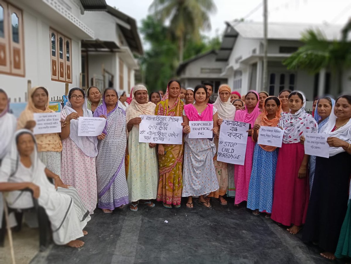 SACHINDRASARMA3's tweet photo. We are ready to fight against child marriage 
#BalVivahSeAzadi https://t.co/tYvBbZr4es