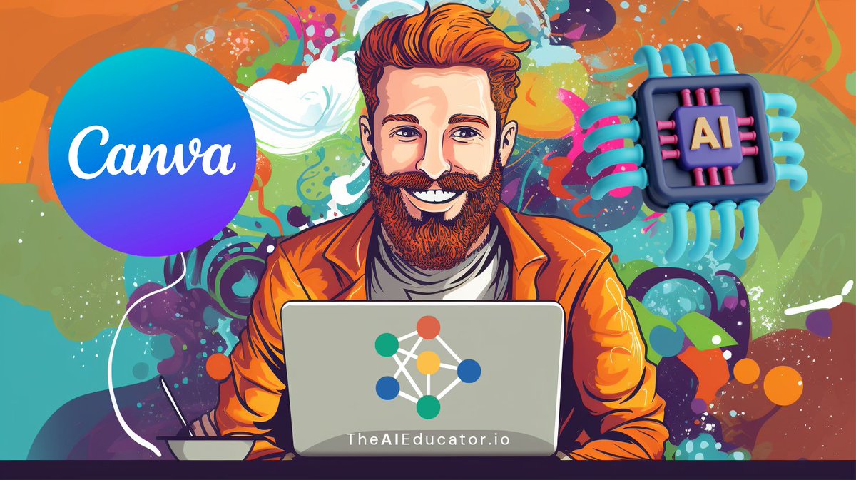 theaieducatorx's tweet image. If you do one thing new today try out one of the AI tools in @canva 

Available in educator accounts, teachers can:

- Generate content
- Generate presentation slides
- Create bespoke photorealistic animated AI avatars who talk
- Create unique images

👉 youtu.be/GAuT3eVIHME