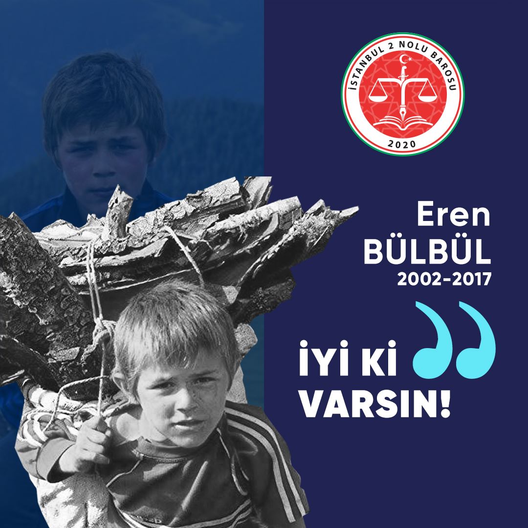 "Siz 15'lileri Çanakkale'de mi kaldı sandınız? Nice 15'liler geldi de vermedi düşmana bu cennet vatanı... 

İyi ki varsın, Eren."