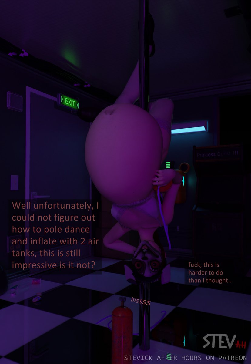 DarkStevick's tweet photo. Dancing Inflating Rabbit Lady Pages 1-4 out of 9

#belly #bellyinflation #bellyexpansion #hoseinflation https://t.co/BaqhOW2vfd