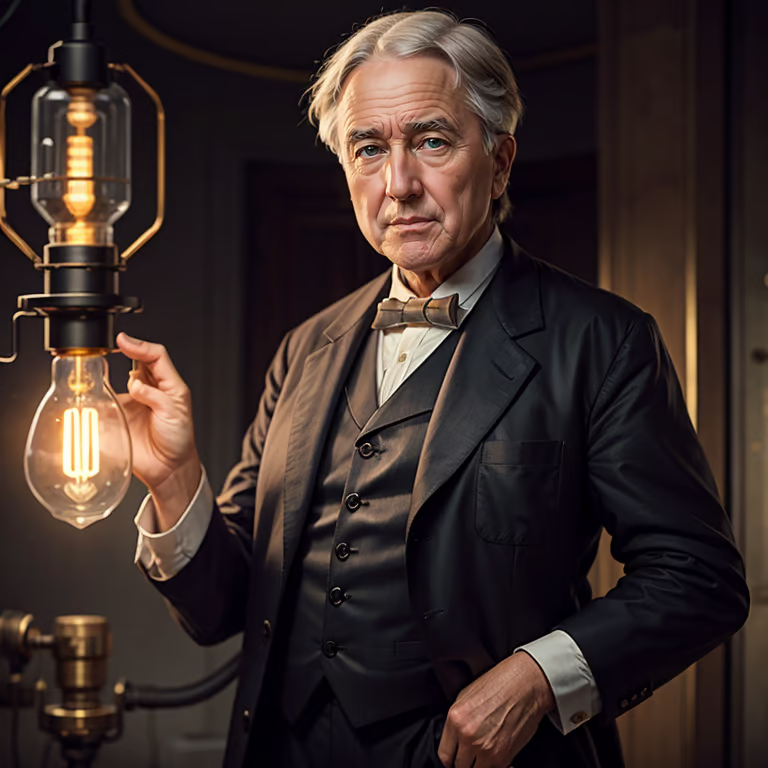 WealthMind_Ai's tweet photo. Be   persistent. - Thomas Edison #PolyAI https://t.co/pLn3dHXTDN