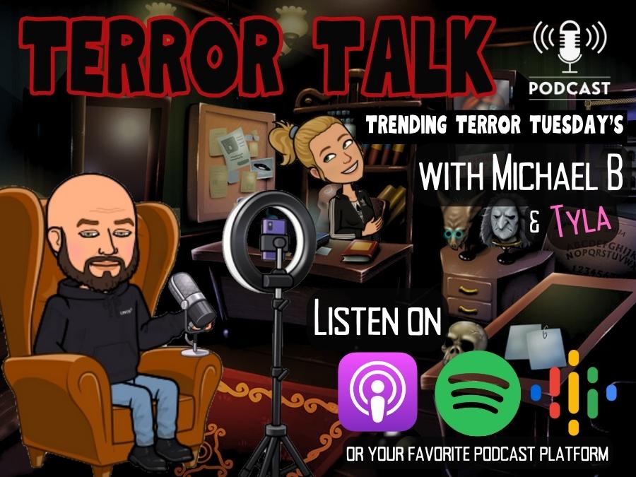TerrorTalkNJ's tweet photo. Be sure to check out our new weekly segment Trending Terror Tuesday 
#paranormal #horror #unexplained #conspiracies #trending #tiktok #podcast 
#terrortalk https://t.co/B0V3Tkfjmx