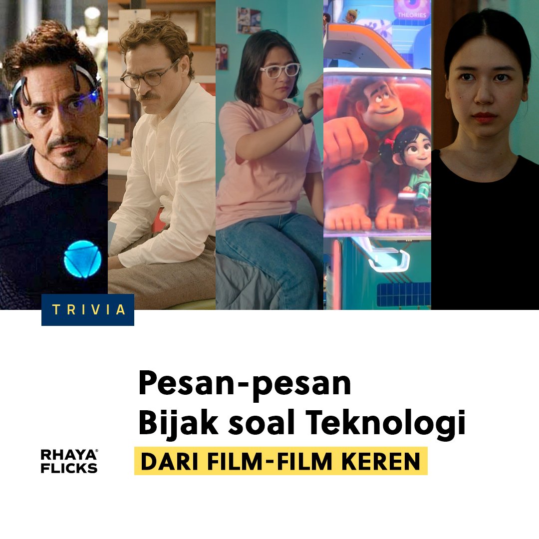 Teknologi terus berkembang, dampak negatifnya pun bermunculan. Semoga kita semua semakin bijak dalam menikmati teknologi saat ini.

Selamat menikmati teknologi termutakhir dalam film!

Selengkapnya: 

instagram.com/p/Cvw92pkLfxm/…