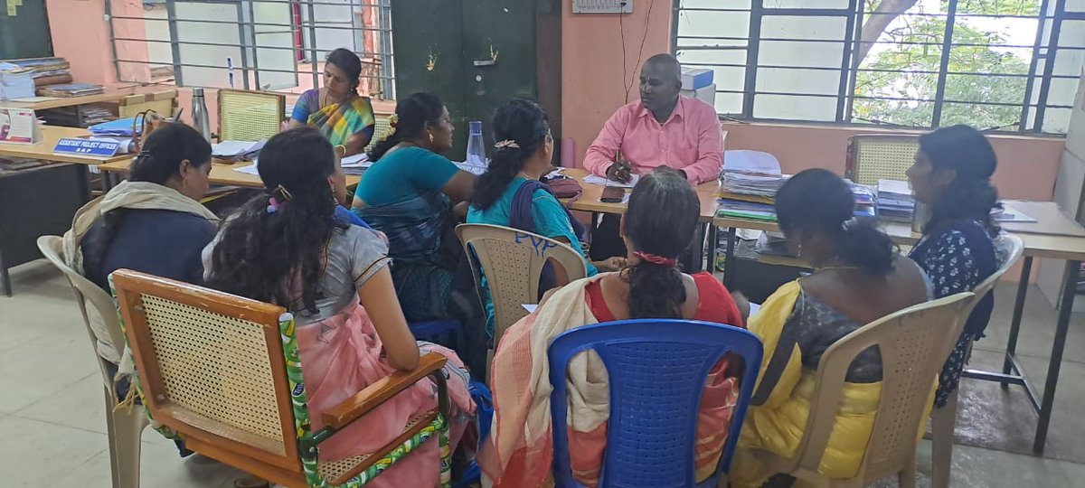 DAY_NULM_DPRITN's tweet photo. By APO nulm Conducted COs review meeting regarding SHG linkage and PMSVANithi updation and loan disbursement Process at DMMU office.
#shg
#urban
#shglivelihood
#NULM
#daynulmtamilnadu https://t.co/HuTH5EDqb7