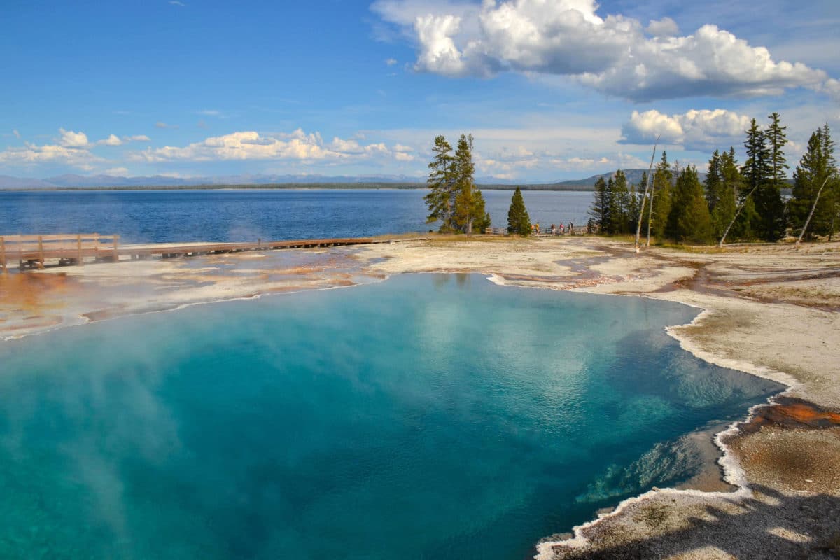 Journey Through Yellowstone, Day 2: West Thumb Geyser Basin and Artist Point ...Check It Out! is.gd/udrvFV #adventure #travelblog #travelblogger #travelbloggers #traveling