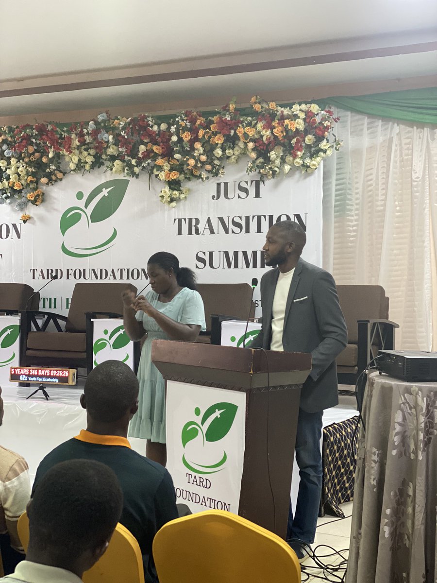 “We need this transition to enable our communities to adapt to building resilience to what is already happening,to build climate resilience” 

<a href="/CharlesBatte/">Charles Batte</a> CEO <a href="/tree_adoptionug/">Tree Adoption Uganda</a> 

#JustTransition23