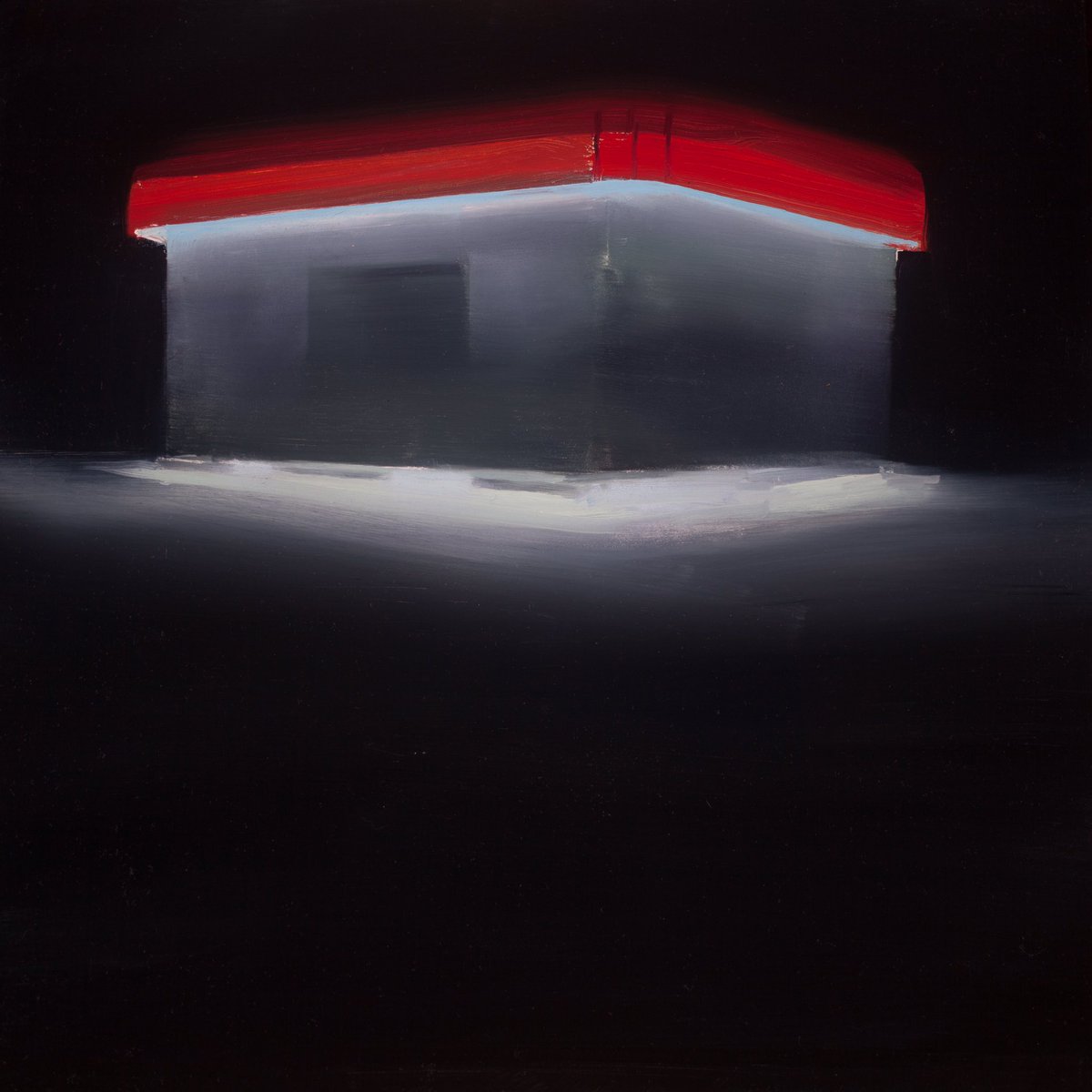 Red Bishop, 2011, oil on panel