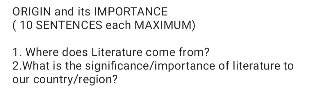 lf commissioner! 

[ non-rush task ] 
sub: 21st century lit
additional instruc: essay form sa parehas na question.
dl: monday (08/14/23 anytime) 
budget: tbd (kindly drop ur rates nalang po!)