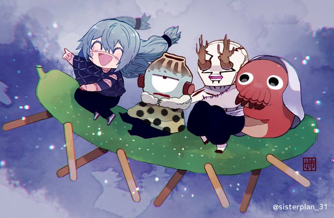 お盆だからキュウリに乗ってやってくる特級呪霊組(再)