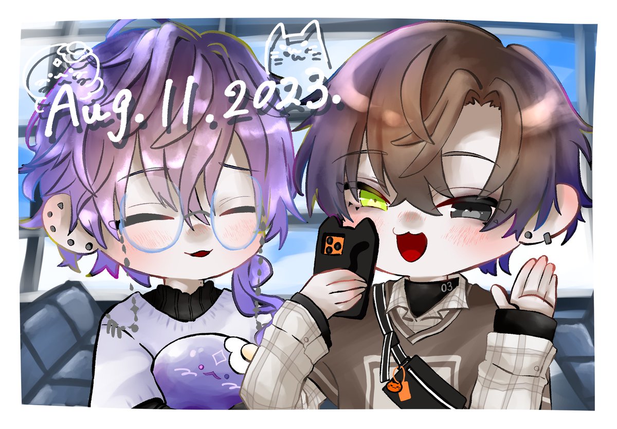 cos_li7's tweet photo. HALLOW💜🧡
#AlbanKnoxArt #VioletAtelier #Ukitty https://t.co/eszkNQC0TX