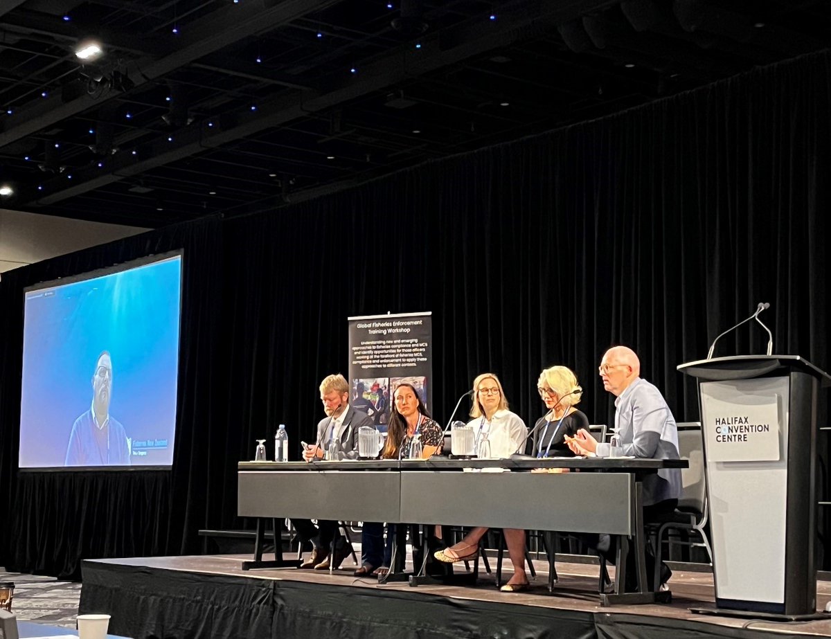 EveryFish_HEU's tweet photo. Last week we presented #EVERYFISH and took part in a panel discussing technology for #FisheriesManagement at the Global Fisheries Enforcement Training Workshop #GFETW in Halifax, arranged by the International Monitoring Control and Surveillance Network: https://t.co/5GRP25u5vc https://t.co/cFyWVbnqUa