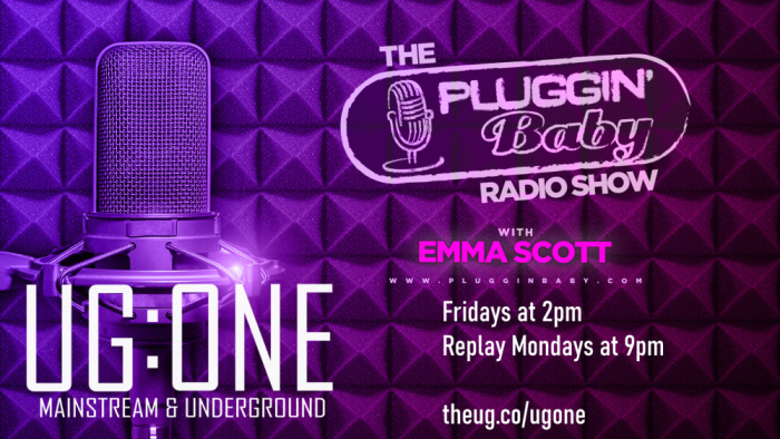 The Pluggin' Baby Radio show with Emma Scott #48 comes to you at  2pm on our UG:One Channel

2 hours of the best guitar sounds around, new music and bands from her Roster, Killer Covers, classic bangers and more !!!!! tune in to our UG:One Channel to listen