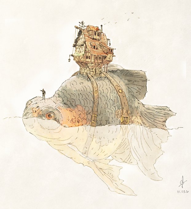 「oversized animal」 illustration images(Latest｜RT&Fav:50)