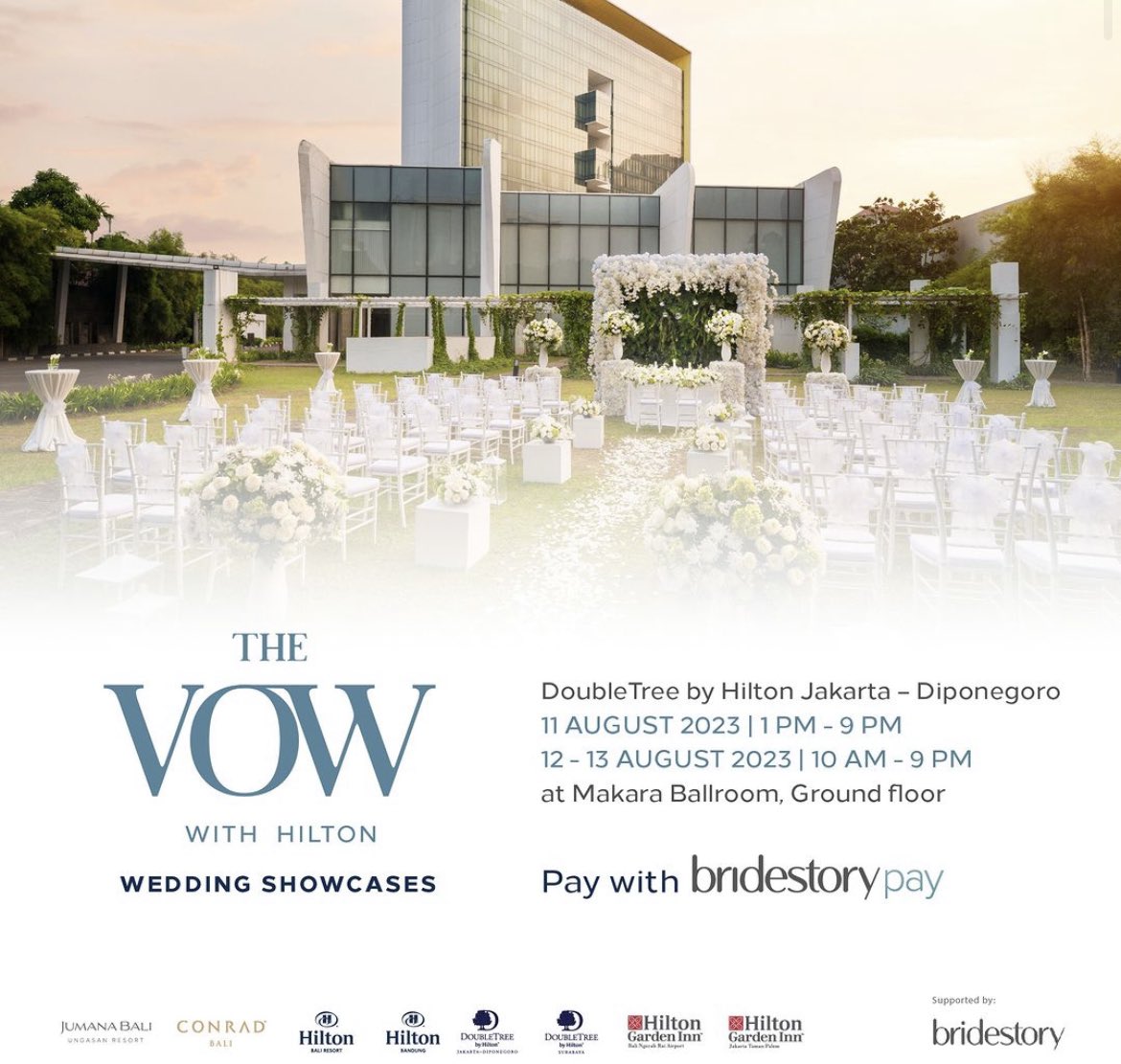 Yang mau wikenan sambil wedding planning, mending dateng ke sini nih 👇🏼