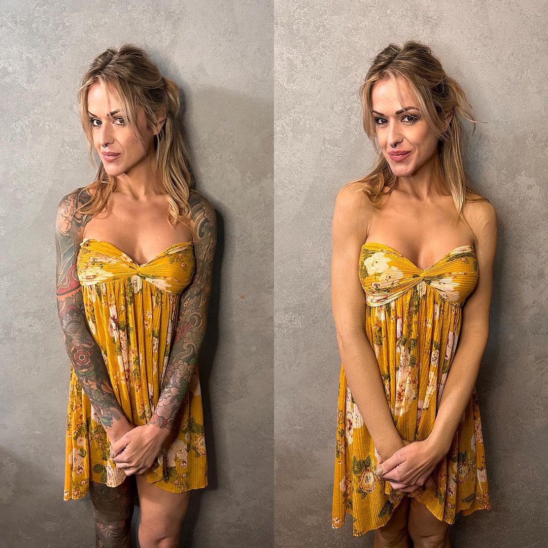 MsSarahBAMF's tweet photo. Getting creative 👩‍🎨 @dermablendpro @mehronmakeup @red13studios for @bodyartstudio13tattoos 
Make up @ohamarie assisted by @ms_zandraann https://t.co/rDilshqEiM