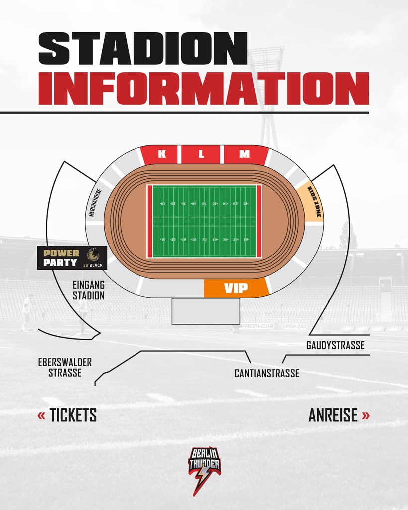 2 MORE DAYS 🔥 🎟 Tickets: ticketmaster.de/event/berlin-t… ⁠ 🆚 Prague Lions 🗓 13. August 2023 / August 13, 2023⁠ 🕞 16:25 Uhr / 4:25 p.m.⁠ 🏟 Friedrich-Ludwig-Jahnsportpark⁠ 📺 ELF Gamepass⁠ ⁠ #feelthethunder #PRGatBTH #ELF23 #berlin #berlinthunder #europeanleagueoffootball ⁠