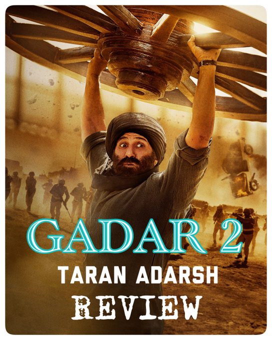 ViralNewly's tweet photo. #OneWordReview... #Gadar2: BLOCKBUSTER. Rating: ⭐️📷📷½  is old-school desi entertainment at its best… #SunnyDeol https://t.co/1EHkSEUfl4