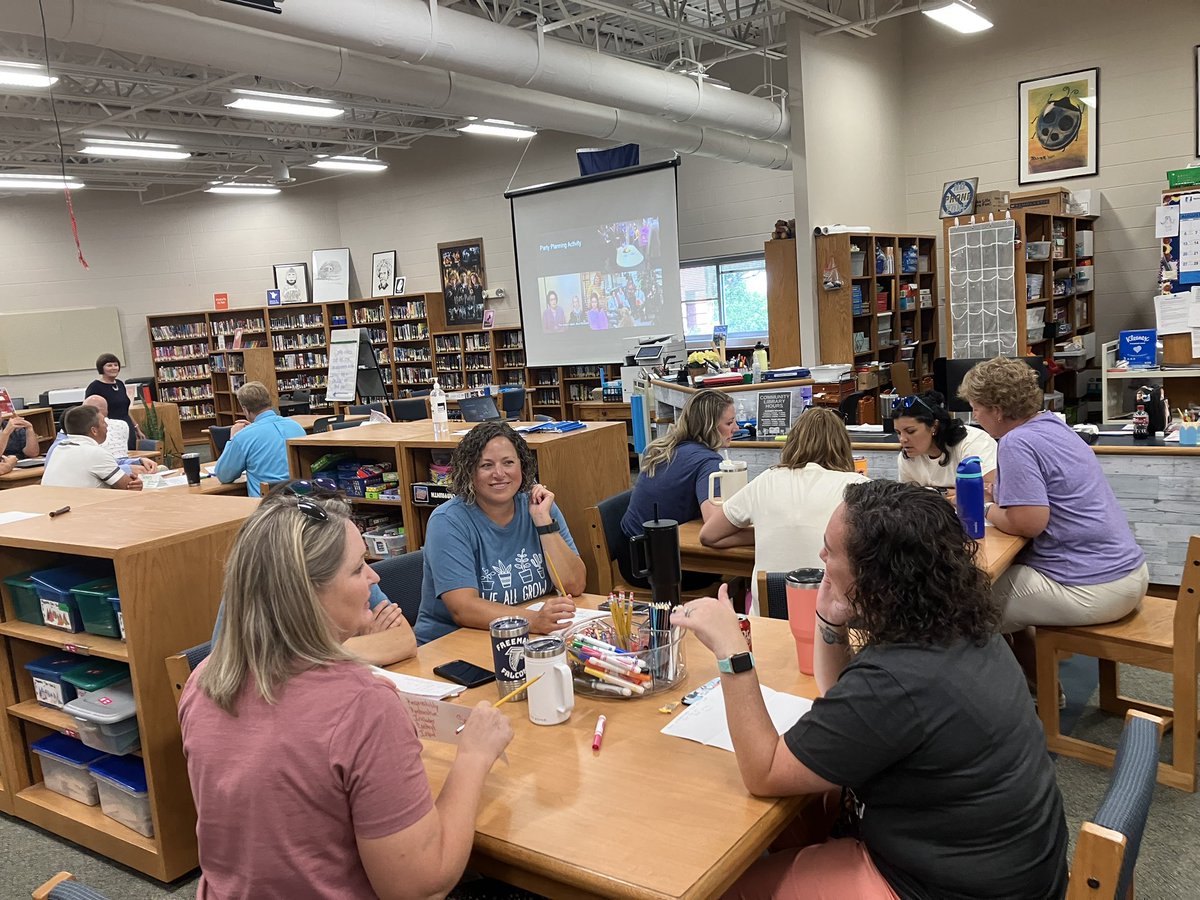 Always great connecting with staff about strengths because of the impact they have in discovering and cultivating the strengths of their students everyday! #freemanfalcons #freemanstrengths