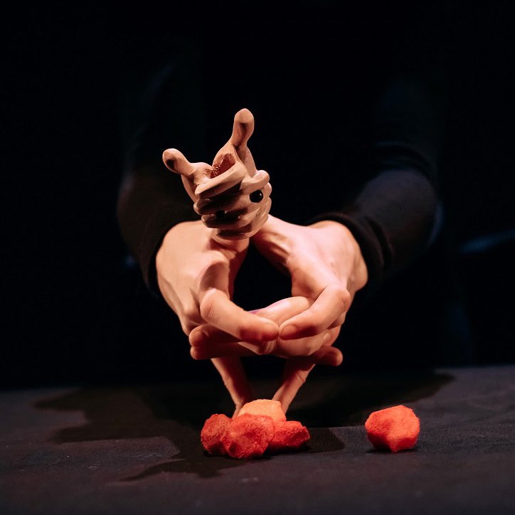 CnauldTheatre's tweet photo. 👋 Next week we're welcoming the wonderful Hopeful Monster Theatre Company to our Studio Theatre for the week. Catch their show on Sat 19 August - the story of evolution told entirely with hands!

🎟️ https://t.co/sk1zDlPcj0
☎️ 01236 732 887 https://t.co/SpER1baBLh
