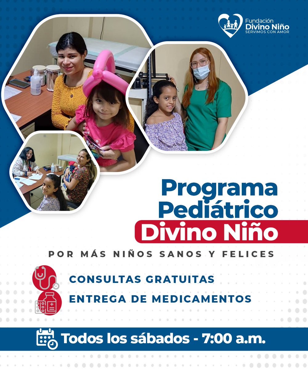 ¡HOY! Programa Pediátrico Divino Niño 👧👧🏽👦🏻