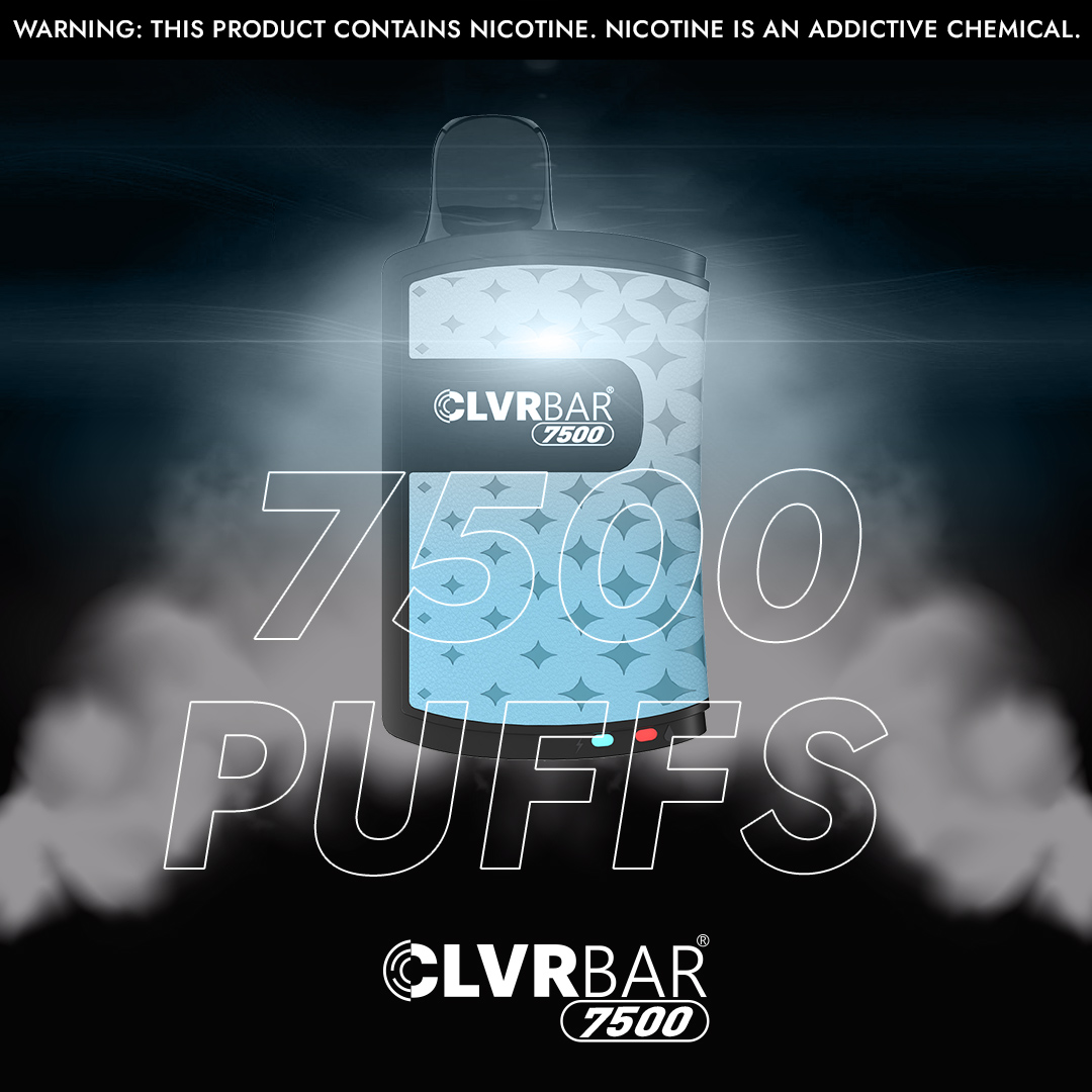 clvrbar's tweet photo. 🚀 Introducing the Ultimate Vaping Experience with #CLVR7500

💞New launch offer: Buy one Get one FREE!

🔗https://t.co/7Nv9EOjnX1

#CLVR #CLVR7500 #CLVRBAR #CLVRBAR7500 #7500puffs #vapinglife #newvape #disposablevape #disposables #vapeoffer #BOGO #BOGOoffer #bogovape #vapebogo https://t.co/VmZPoHB8Cv