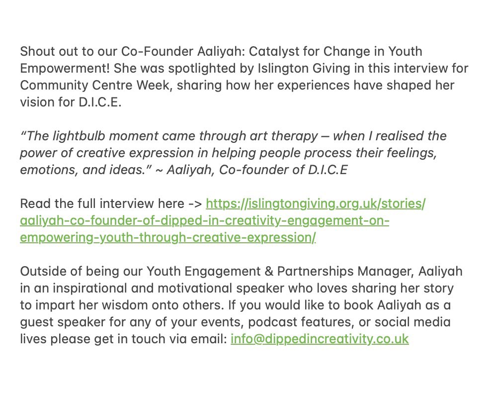 Dipped In Creativity Engagement (D.I.C.E) tweet media