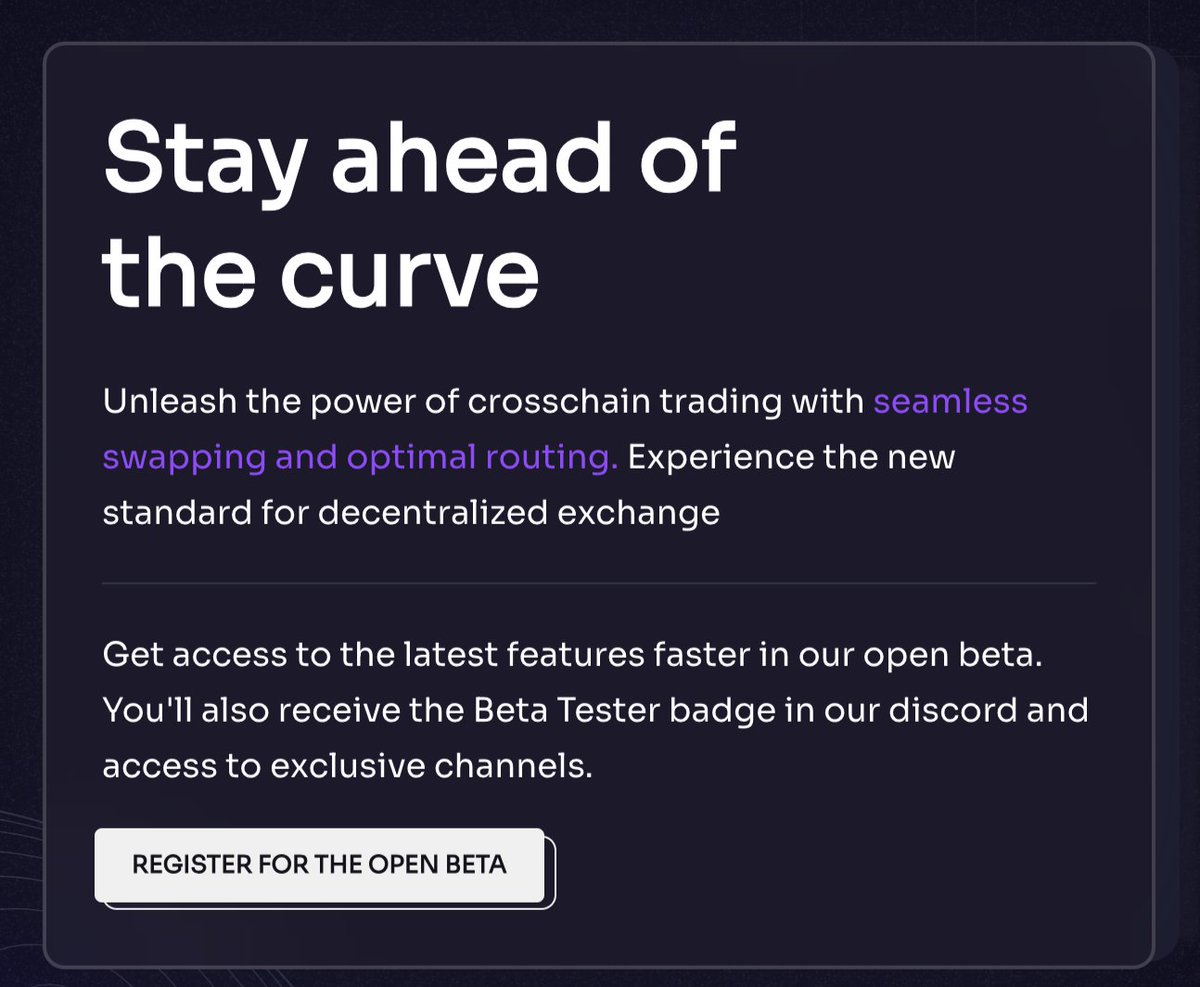 BrainDexRouter's tweet image. Sign up for our Open Beta and be among the first to experience the #Beamex by @Beamswapio order routing! 💫

With backend pricing powered by @subsquid, you can be sure of the efficiency of each trade.

👉braindex.io