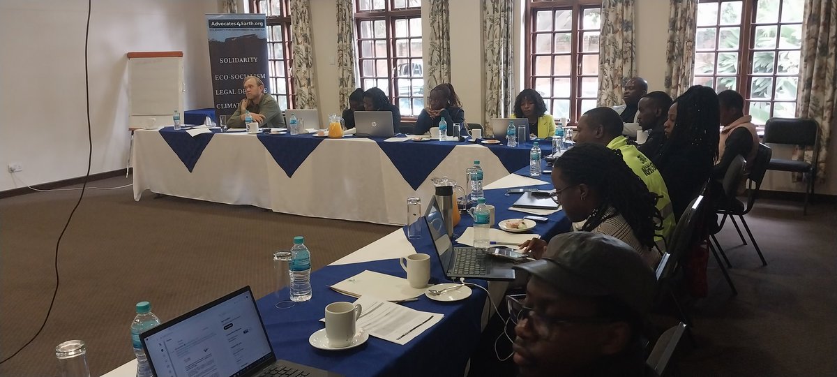 Advocates4Earth's tweet photo. The Deputy Ambassador of @NLinZimbabwe Embassy, Ms. Eva van Woersem today officially launched the @Advocates4Earth publication #AGreenDecade that focuses on ten years of Constitutional environmental rights in Zimbabwe at the Bronte Hotel in Harare https://t.co/tixUCQr72W