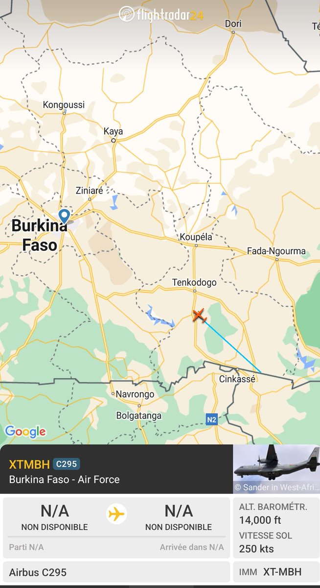 Nomade_Sahelien's tweet photo. Ça continue de beaucoup bouger dans la zone avec (1) le retour d'un C295 (du #Togo ??) Des forces #burkinabés à Ouagadougou ; (2) l'arrivée d'un Antonov des forces ivoiriennes à #Abidjan ; (3) le départ d'un C295 des forces #gabonaises d'Abidjan (soutien militaire de la France, qui a du matériel à Libreville, en vue de l'OP CEDEAO ?). 

@fabsenbln