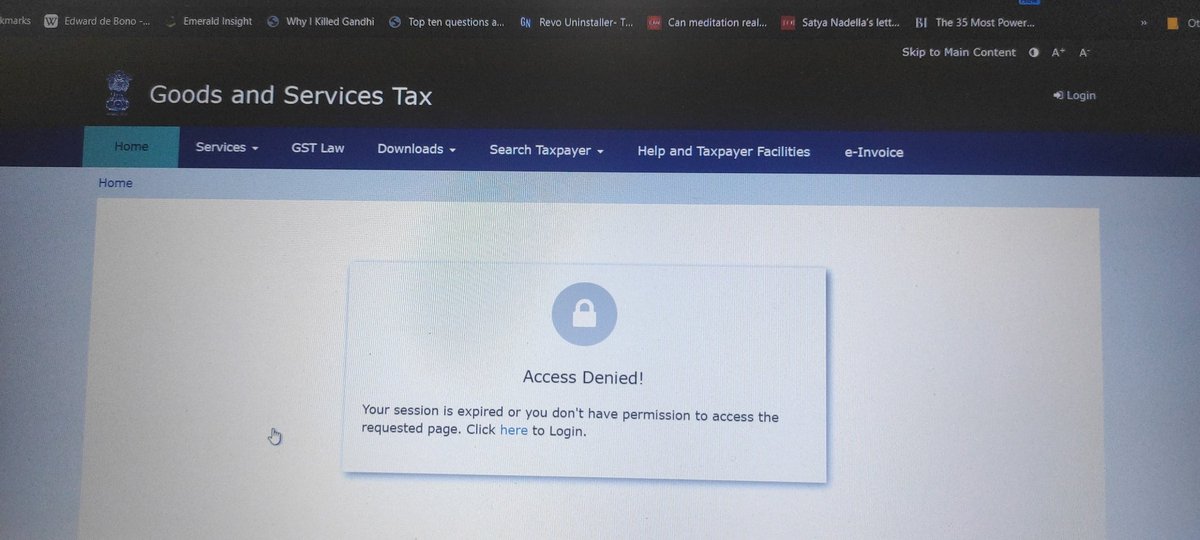 kskchoudhury's tweet photo. #GST Portal is not working properly. How many of you facing the issue

@Infosys_GSTN @FinMinIndia even after 6 years of implementation of GST, you are unable to provide a working portal. https://t.co/wqdhaCcQ9E