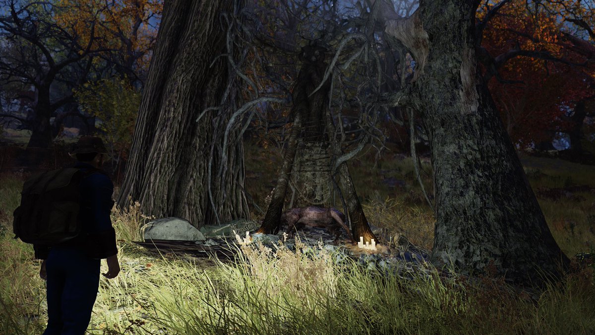 WolfGamingz's tweet photo. “Adventures of Appalachia Pt. 4”
Upon my decent from the hill which I came from, I found what seemed to be an old lumber yard. This was a lucky find, for a survivor always needs wood! (1)
#Fallout76
#Xbox
#Screenshot
#storytelling
#WolfAdventures
#Sirwolfgamingzmoments https://t.co/SjY2NLWYax