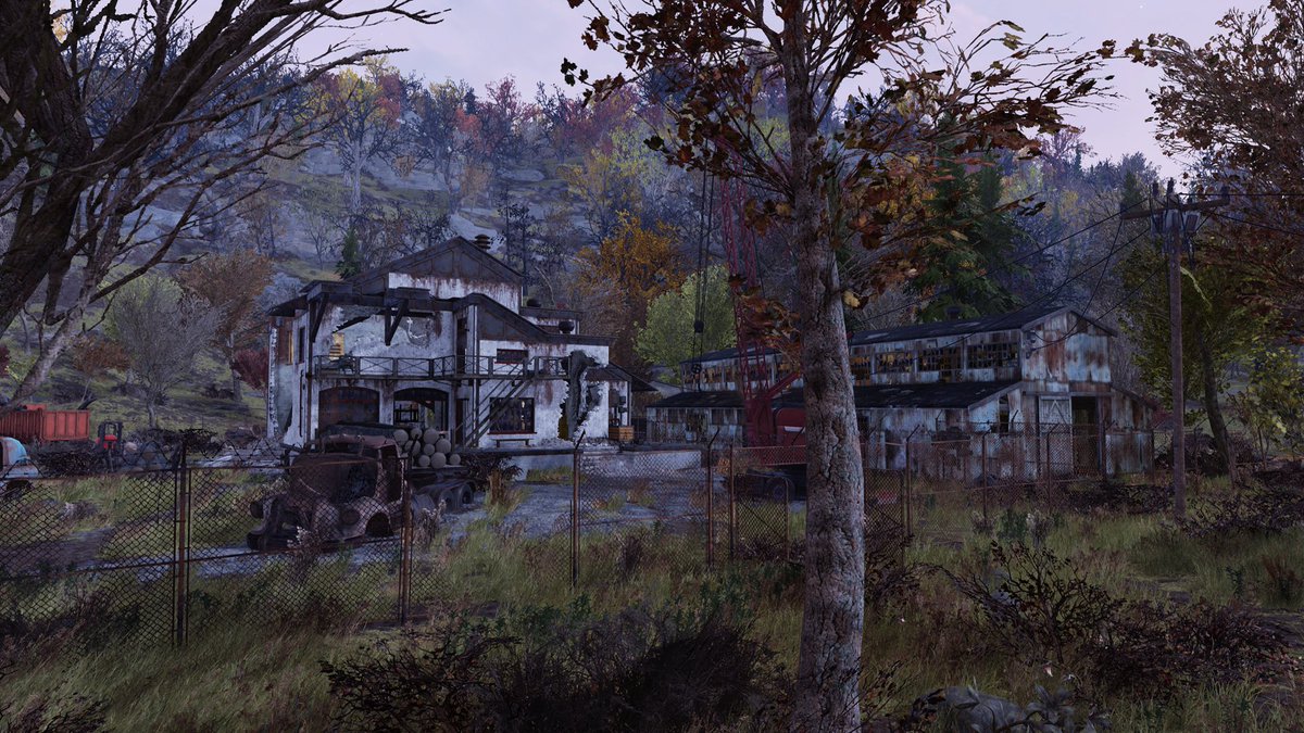 WolfGamingz's tweet photo. “Adventures of Appalachia Pt. 4”
Upon my decent from the hill which I came from, I found what seemed to be an old lumber yard. This was a lucky find, for a survivor always needs wood! (1)
#Fallout76
#Xbox
#Screenshot
#storytelling
#WolfAdventures
#Sirwolfgamingzmoments https://t.co/SjY2NLWYax