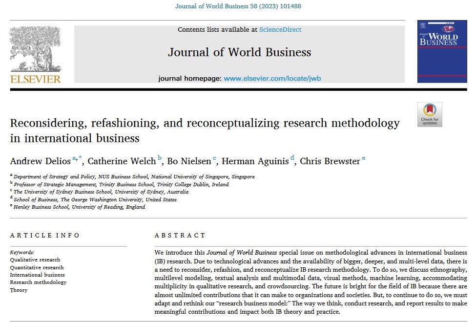 HermanAguinis's tweet photo. Learn how to use #ethnography, #multilevel #modeling, #textual #analysis and #multimodal #data, #visual #methods, #machine #learning, #accommodating #multiplicity in #qualitative #research, and #crowdsourcing
#openaccess article at: https://t.co/q0Iv936u28
@gwbusiness @RMD_AOM https://t.co/5vzdCNG62G