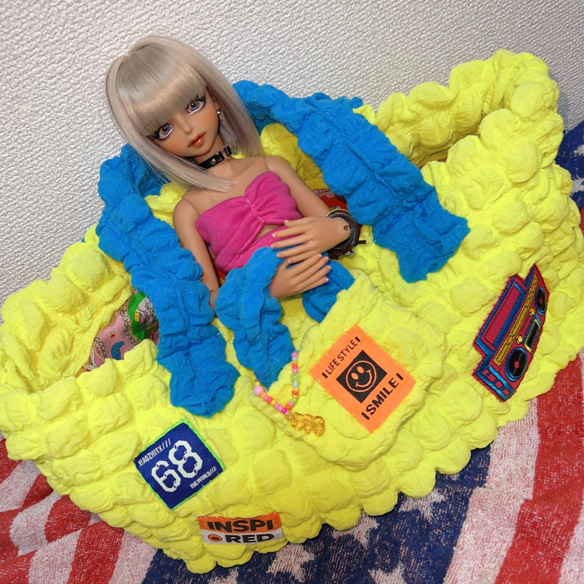 Reodoll1's tweet photo. ブライス用に作ってる
ドールカバン🤩✨
りーみ様よりゲットしました😭💡
しかもドール用バッグまで🤩🙏
ありがとうございます✨
40センチのギャルっ子ノア様に
いいかもと💡
最高に合います😍👍
#myoudollzuzana
#myoudoll
#セイメイク
#DOLKOSAKA
#ドールオーナーさんと繋がりたい https://t.co/KI4IUdaDBH