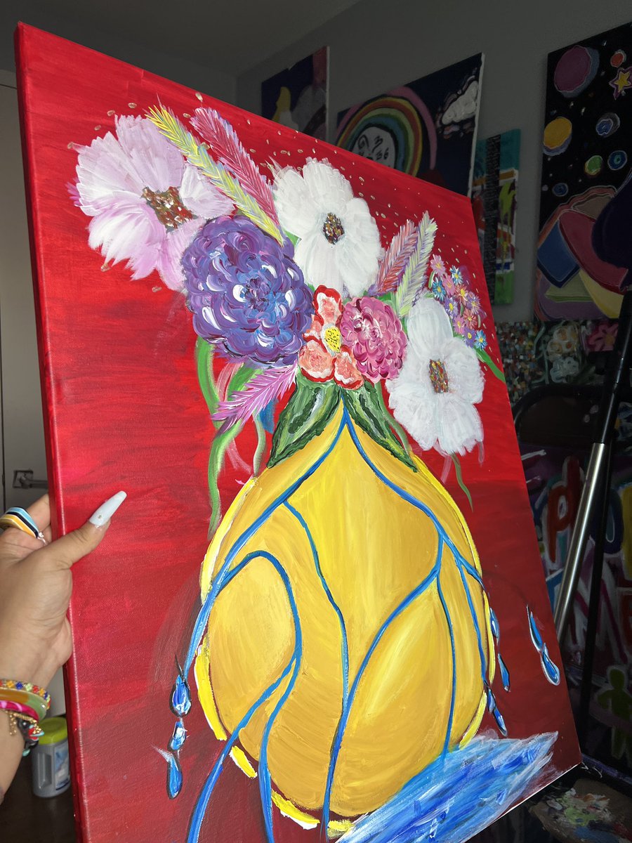 reallydisha's tweet image. not overthinking a concept and being able to paint it out &amp;gt;