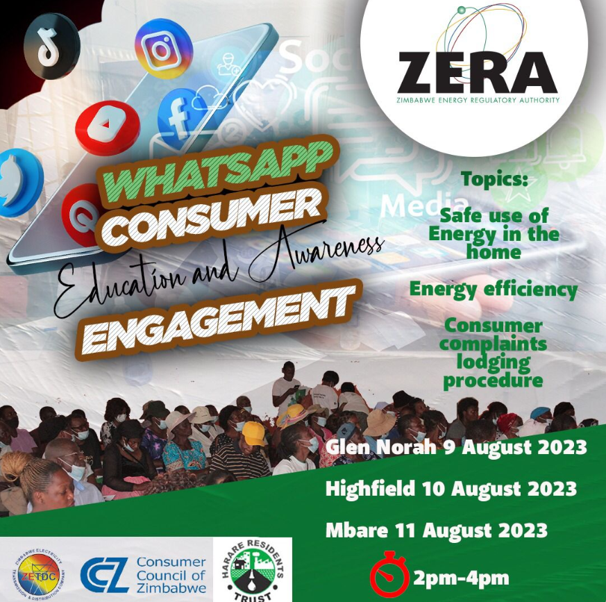 Consumers_Int's tweet photo. 🧑🤝🧑#ConsumerInformation: @CCZ_263 (Zimbabwe🇿🇼) conducted an online consumer information campaign to raise awareness about the safe use of #energy⚡️ & energy efficiency. https://t.co/hltsoP9cev