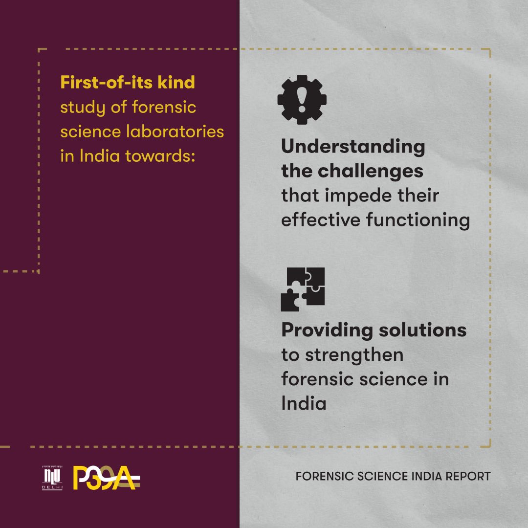 sqcircleclinic's tweet photo. 📣 We are excited to announce the release of our latest report, the ‘Forensic Science India Report: A Study of Forensic Science Laboratories (2013-2017)’ on 19 August 2023. 🎊

To learn what we found about India’s #forensic labs, watch this space!

#forensicscience #criminallaw https://t.co/UNJsgz8SP8