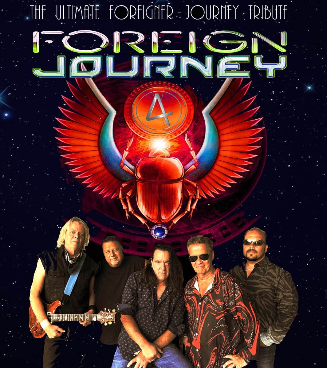HauppaugePL's tweet photo. We're excited to welcome two of Hauppauge's own for a hometown concert!  Corrado Mazzuca on drums and Jeff Parrett on bass guitar will be playing with Foreign Journey at Fridays Out Front tonight at 7pm!  Hope to see you there! #HauppaugeLibrary https://t.co/J70H1NATHv
