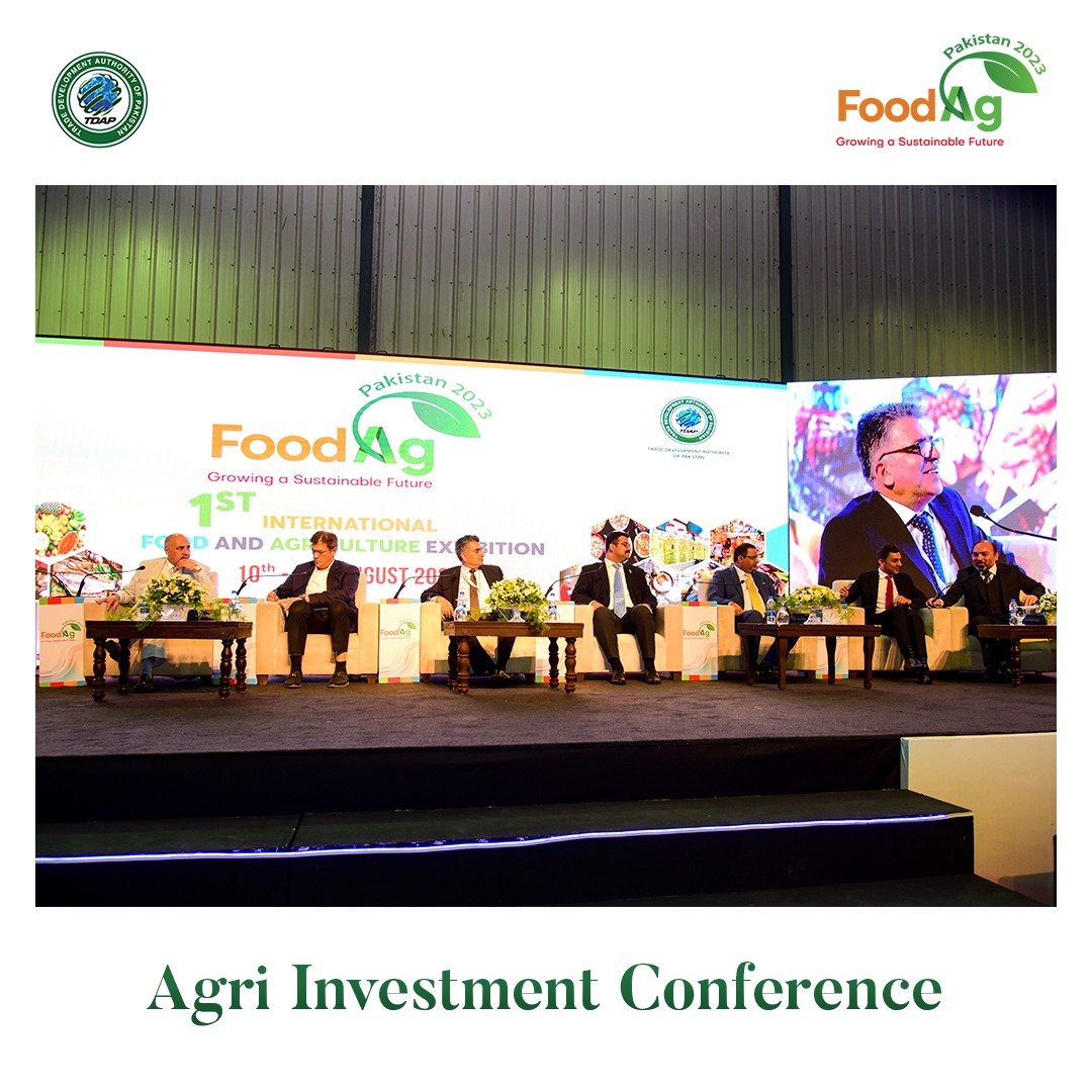 hsohu's tweet photo. Heads of Provincial Boards of Investment discuss lucrative investment opportunities in Pakistan's agricultural sector at Agri Investment Conference.
#TDAP #FoodAg2023 #GrowingASustainableFuture #FoodExhibition #AgricultureExpo @official_tdap https://t.co/y2AmVNd2jR