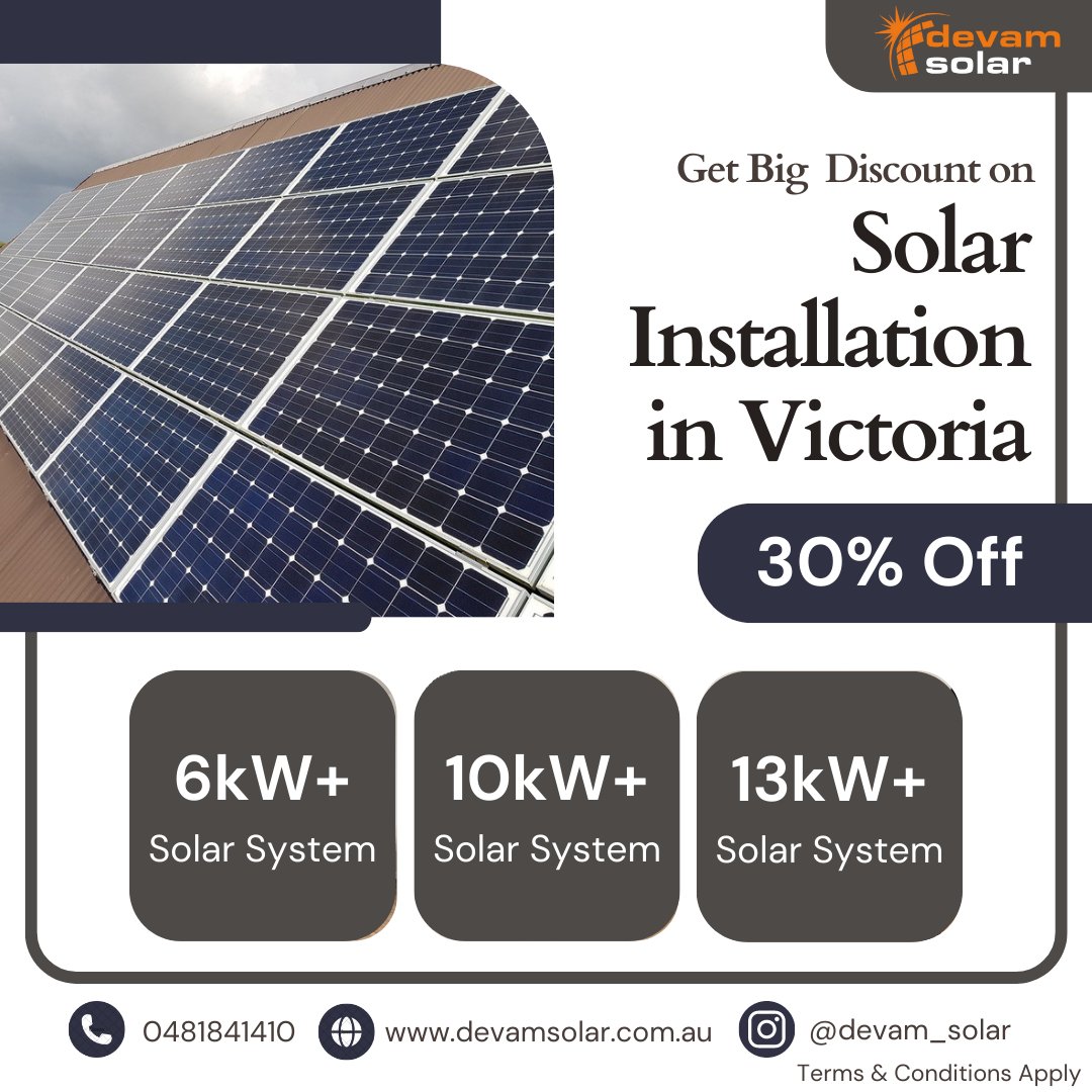 DevamSolar's tweet photo. 𝐇𝐮𝐫𝐫𝐲 𝐔𝐩 𝐆𝐮𝐲𝐬....! 𝐃𝐞𝐯𝐚𝐦 𝐒𝐨𝐥𝐚𝐫 𝐨𝐟𝐟𝐞𝐫𝐬 𝐛𝐢𝐠 𝐝𝐢𝐬𝐜𝐨𝐮𝐧𝐭𝐬 𝐨𝐧 𝐬𝐨𝐥𝐚𝐫 𝐬𝐲𝐬𝐭𝐞𝐦.

Get the limited time offer and Save big on your Electricity Bills. 

#solar #solarpanel #solarpower #solarenergy #savemoney #offgrid #solarpanels #homeowners https://t.co/5c02pw14wl