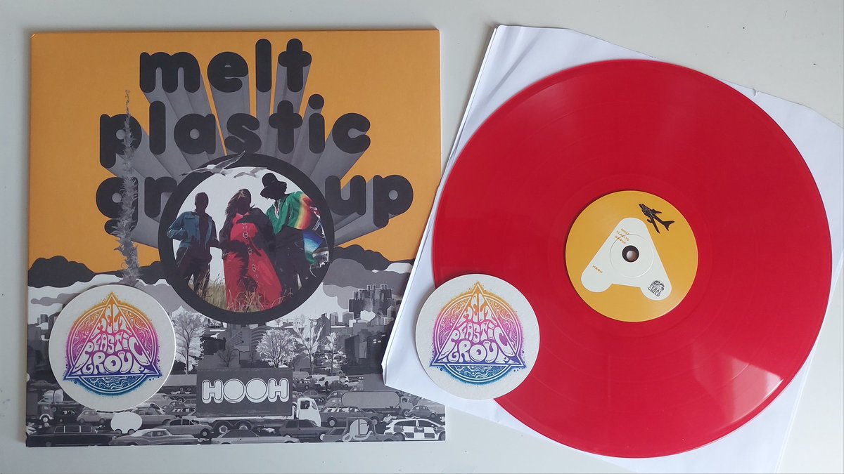 Mailout on Monday morning for the next Feral Child up; FC41 #MeltPlasticGroup 'Hooh' killer whacked out, ambitious psych on red wax w/beer mat! Thegreatpopsupplement@hotmail.com 🔥