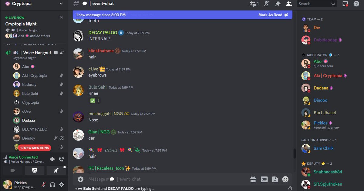 pikols_rdg's tweet image. We are back again with Cryptopia Night! only here on @CryptopiaOFCL's discord! 

wer u at chinggus? @chichi_yvaine @ashyartsu 

#CryptopiaNightAugust #Secondweek

DC link: discord.gg/cryptopia