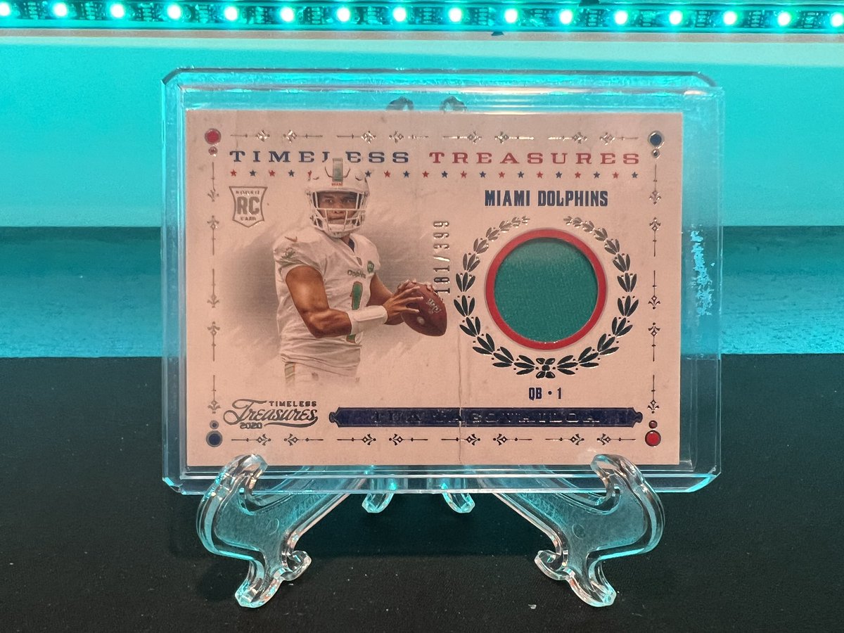 Tom Ernisse (@dolphinstalktom) on Twitter photo In honor of Miami Dolphins football return, I am doing a giveaway! 2020 Tua Tagovailoa Timeless Treasures Rookie Patch /399. Winner announced 8/15 at 9PM <a href="/Jason_Sarney/">Jason Sarney - Dolphins Wire</a> <a href="/DolphinsTalk/">DolphinsTalk.com</a> <a href="/ian693/">Big E</a>
1. Follow
2. Retweet
3. Comment #FinsUp In honor of Miami Dolphins football return, I am doing a giveaway! 2020 Tua Tagovailoa Timeless Treasures Rookie Patch /399. Winner announced 8/15 at 9PM <a href="/Jason_Sarney/">Jason Sarney - Dolphins Wire</a> <a href="/DolphinsTalk/">DolphinsTalk.com</a> <a href="/ian693/">Big E</a>
1. Follow
2. Retweet
3. Comment #FinsUp