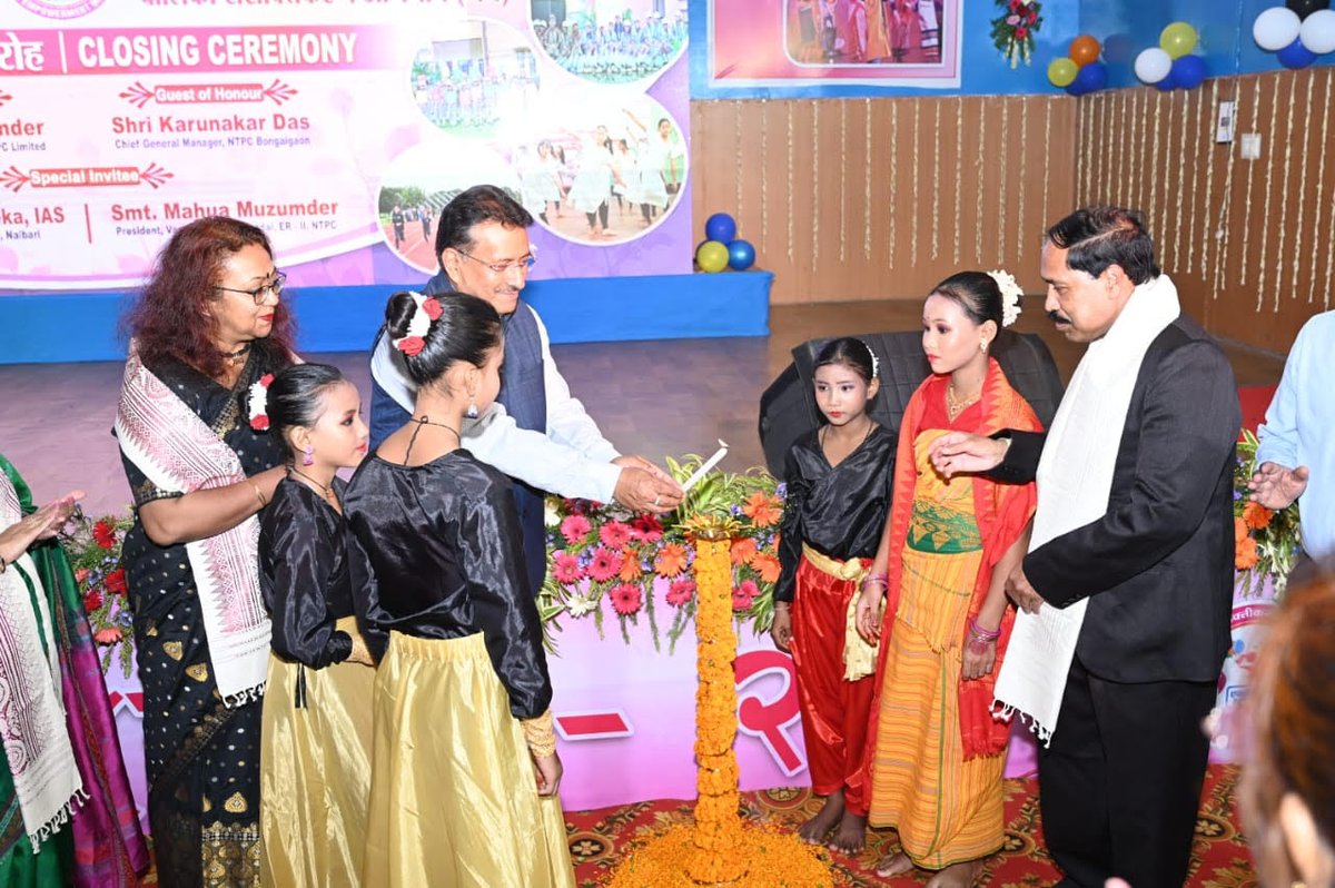 guwahatiplus's tweet image. #PHOTO | NTPC Bongaigaon concluded its month-long Girl Empowerment Mission (GEM) on August 5. 

#Assam #NTPCBongaigaon