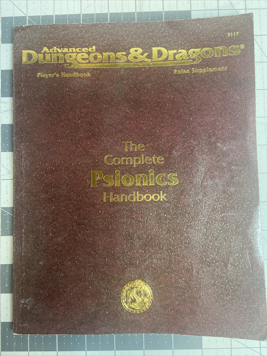 #RESOLD ON #ebay #DandD the complete #psionics guide 2nd edition Dungeons and Dragons Source #privatepick Bought $3 Sold for $10, $20, $40?