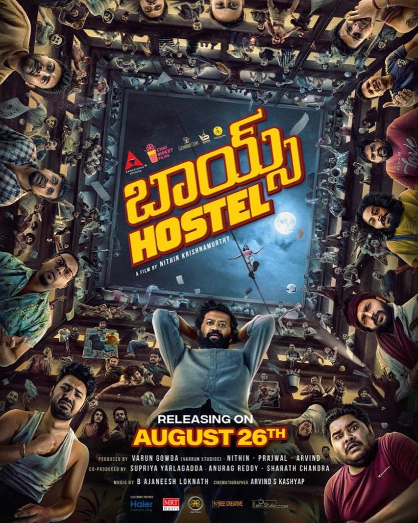 #HostelHudugaruBekkagiddare now releasing in Telugu as #BoysHostel from Aug 26th ⚡🔥

#HHB #NithinKrishnaMurthy