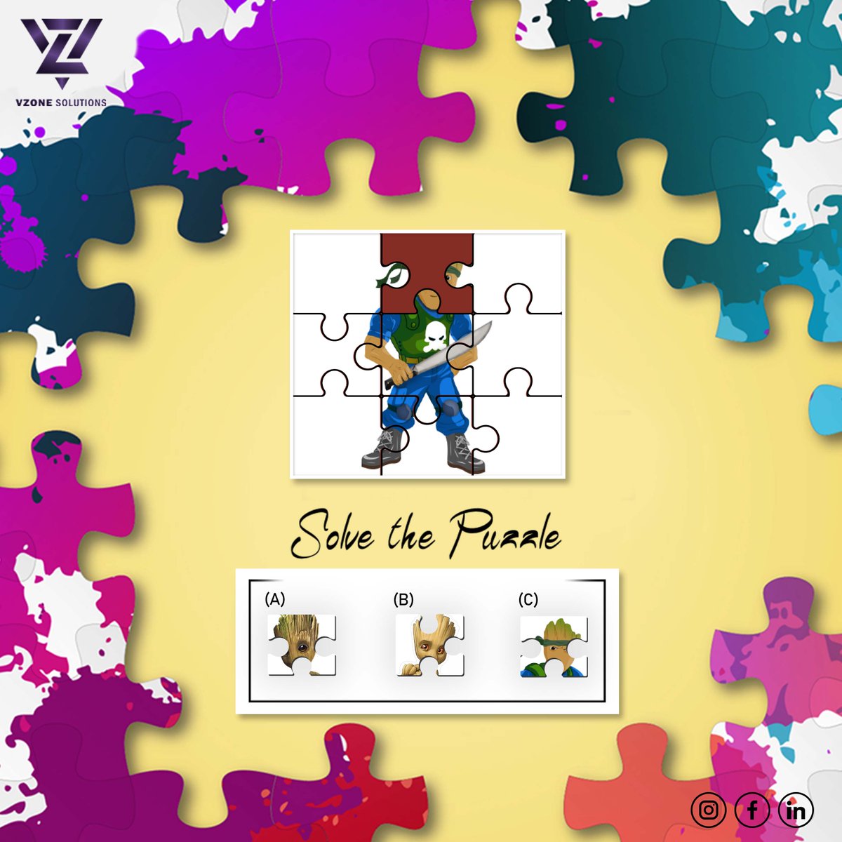 '🕵️‍♀️🧩 Ready to put your mind to the test? Introducing the 'Crack the Code Challenge'! 🚀🔐 Solve clues, unravel riddles, and unlock the treasure. Are you up for the challenge? 💎💬
.
.
.
.
#vzone #vzonesolutions #puzzle #solve #solveit #character #CrackTheCodeChallenge